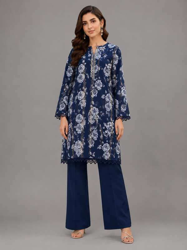 Blue & White 2 Pc – Daily Wear Pret Collection