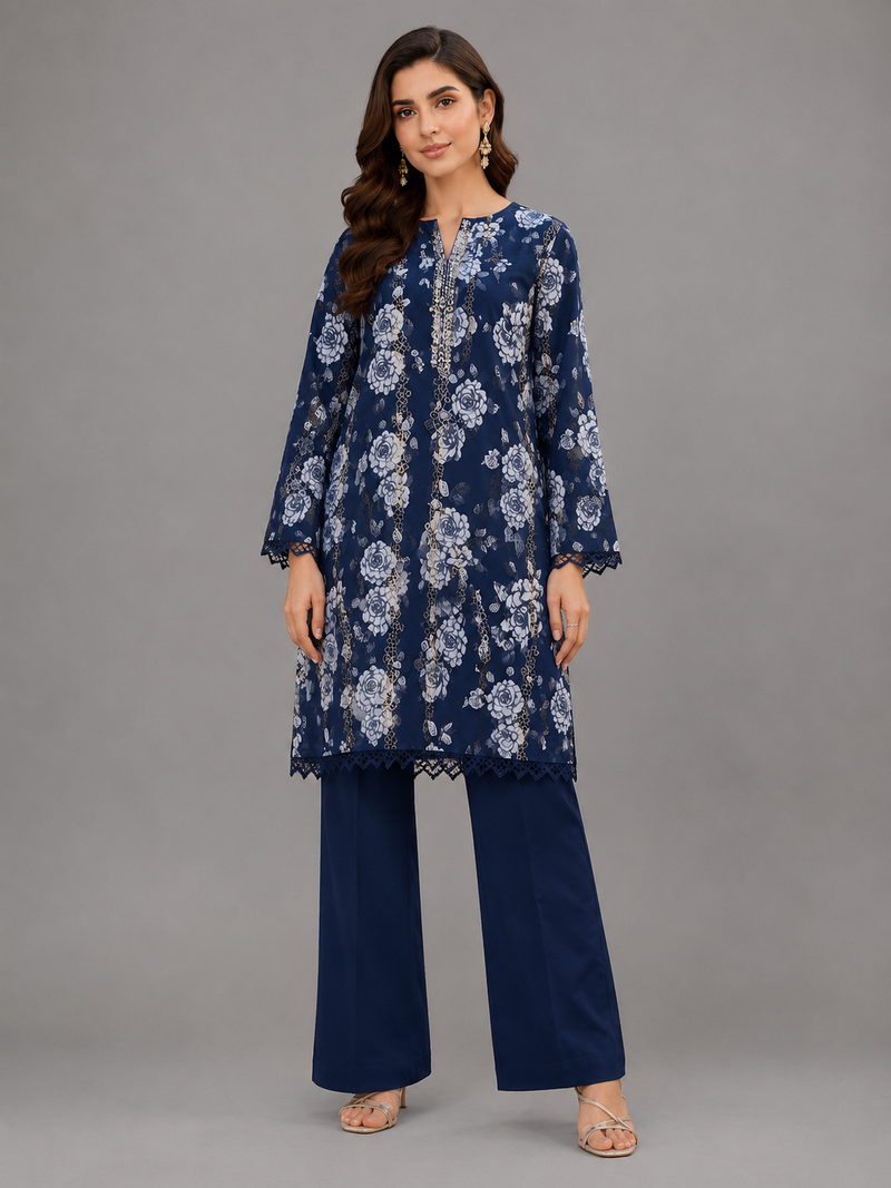 Blue & White 2 Pc – Daily Wear Pret Collection