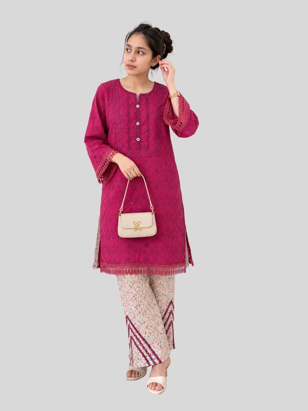 Pink Chikankari 2 Pc – Daily Wear Pret Collection