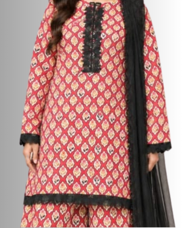 Pink & Black Lawn 2 Pc – Daily Wear Pret Collection