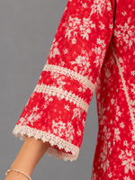 Strawberry Chikankari 3 Pc – Daily Wear Pret Collection