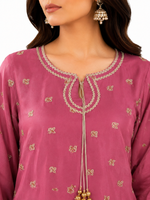 Pink Grip Silk 3 Pc – Stitched Pret Collection
