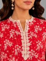 Strawberry Chikankari 3 Pc – Daily Wear Pret Collection