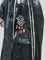 Black Armani Silk Lehenga 3 Pc – Stitched Pret Collection
