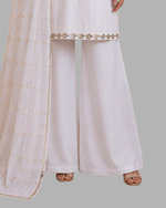 White & Gold Grip Silk 3 Pc – Stitched Pret Collection
