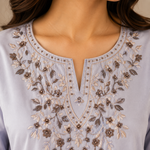 Velmira Ice Blue Embroidered Silk 2 Pc – Luxury Pret Collection