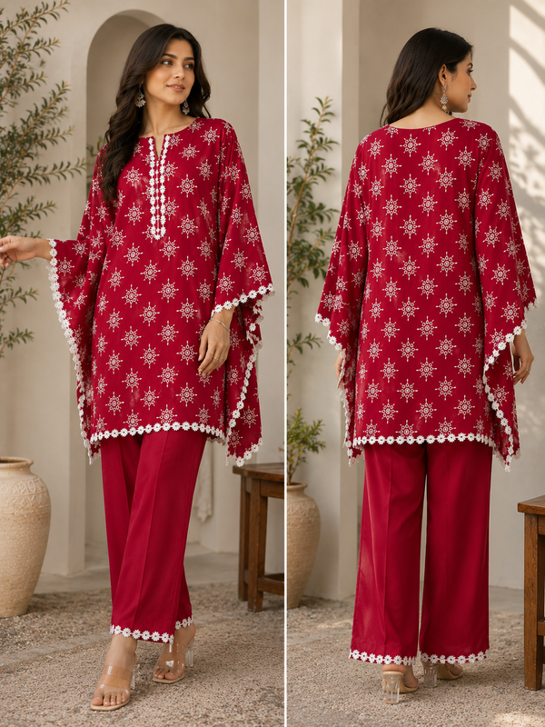 VELMIRA – Premium Silk Kaftan 2 Pc Collection