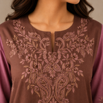 Velmira Two-Tone Embroidered Silk 2 Pc – Luxury Pret Collection